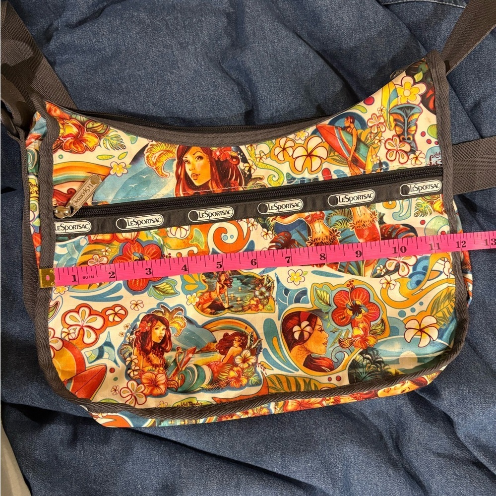 LeSportsac rare Hawaiian print nylon shoulder bag - Picture 6 of 7